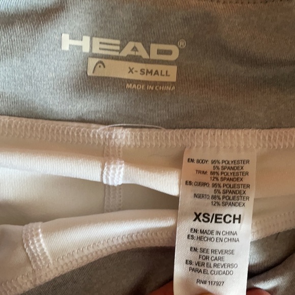 Head Tennis Skirt with built in shorts - Tennis Skort - XS - Picture 8 of 8